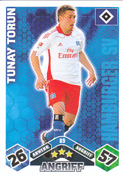 Tunay Torun Hamburger SV 2010/11 Topps MA Bundesliga #89